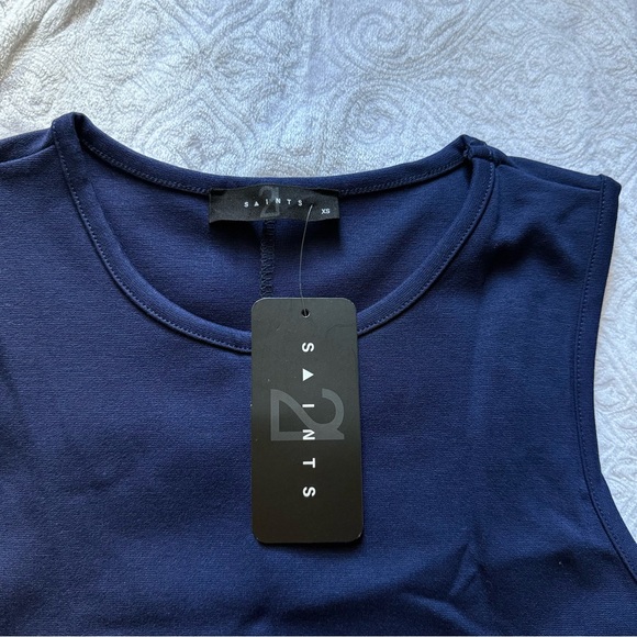 21 Saints Navy Blue & White Dress | NWT | Size XS - Picture 3 of 6